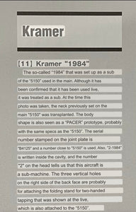 Conflicting Information about the Kramer “1984” Serial Number