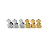 Schaller Gold/Chrome Mini “Double Tab” Tuners (Set of 6)