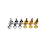 Schaller Gold/Chrome Mini “Double Tab” Tuners (Set of 6)