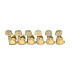 Gotoh “Crown Head” SG360 6 In Line Gold Tuners (No Logo)